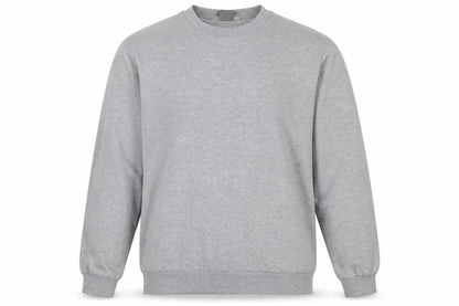 ASOS Men Grey XL Crew Neck Pullover Cotton Blend Sweatshirt