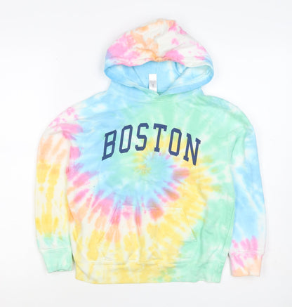 Ocean Beach Company Girls Multicoloured S Boston Tie Dye Pullover Hoodie