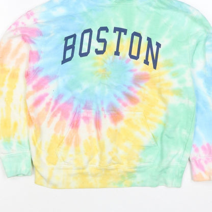 Ocean Beach Company Girls Multicoloured S Boston Tie Dye Pullover Hoodie