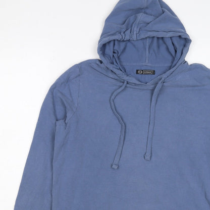 Avenue Women’s Blue Hooded Pullover Sweatshirt UK 18 Plus Cotton