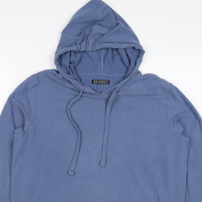 Avenue Women’s Blue Hooded Pullover Sweatshirt UK 18 Plus Cotton