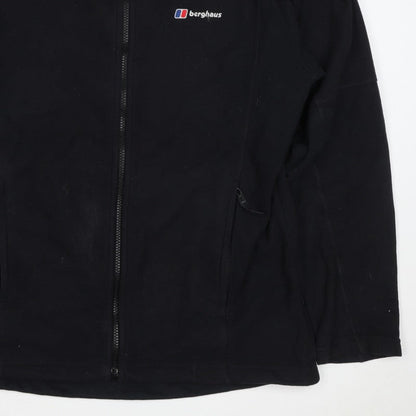 Berghaus Men Black M Fleece Full Zip Outdoor Hiking Jacket