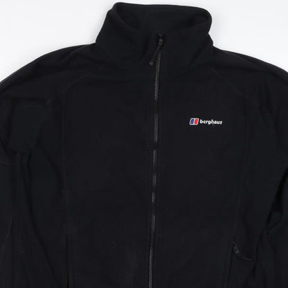 Berghaus Men Black M Fleece Full Zip Outdoor Hiking Jacket
