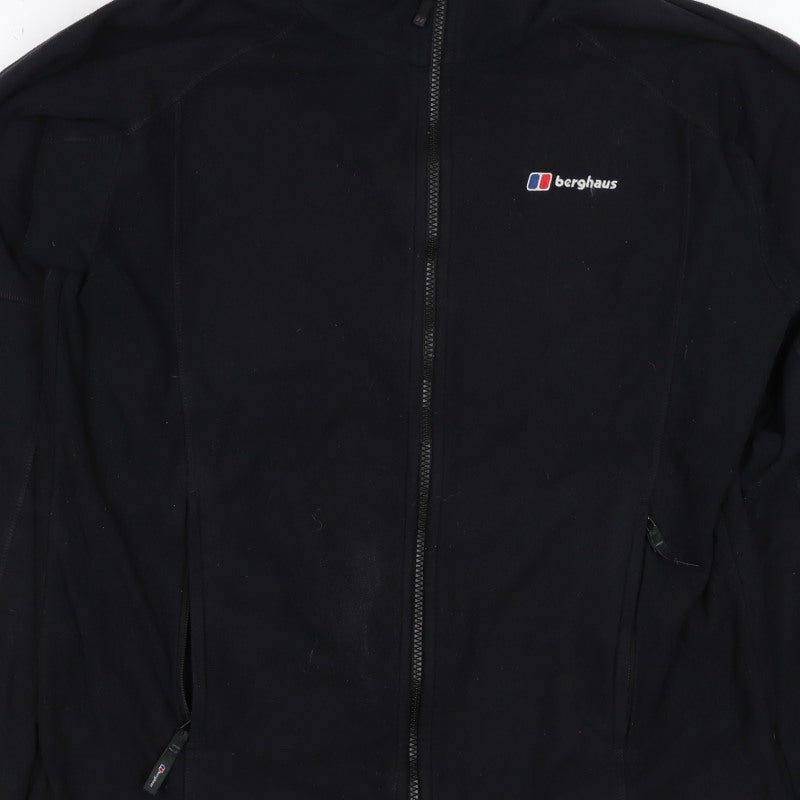 Berghaus Men Black M Fleece Full Zip Outdoor Hiking Jacket