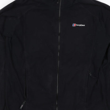 Berghaus Men Black M Fleece Full Zip Outdoor Hiking Jacket