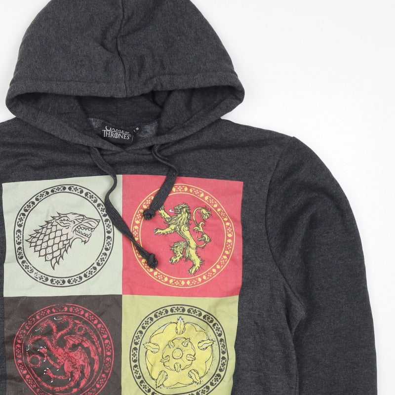 Game of Thrones Women’s Grey Size 16 Graphic Pullover Hoodie