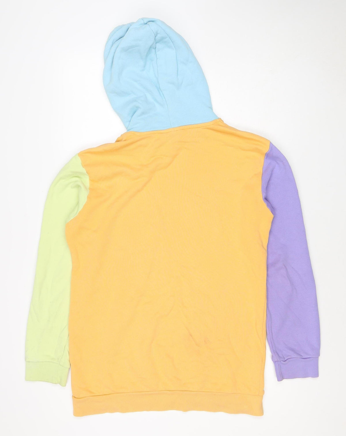 Adidas Men Multicoloured M Pullover Hoodie Logo Graphic Print Fleece