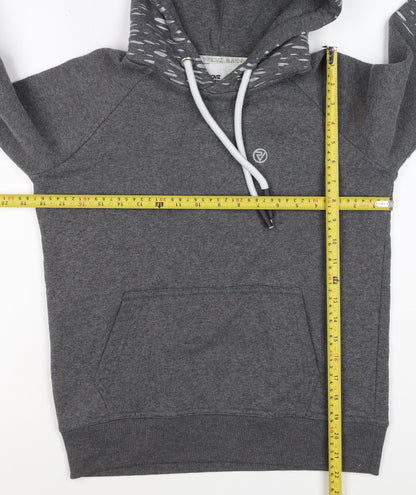 Proviz Women’s Grey Reflective Hooded Pullover Sweatshirt UK 12