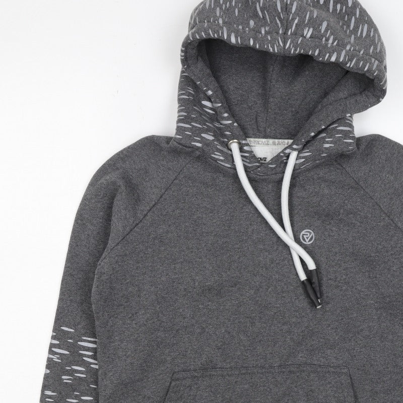 Proviz Women’s Grey Reflective Hooded Pullover Sweatshirt UK 12