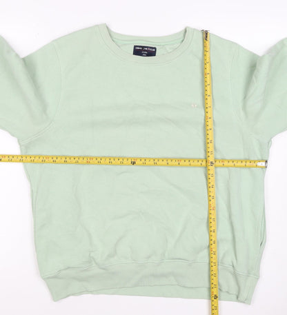 Crimsoune Club Women's Mint Green 2XL Pullover Crew Neck Sweatshirt Logo