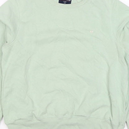 Crimsoune Club Women's Mint Green 2XL Pullover Crew Neck Sweatshirt Logo