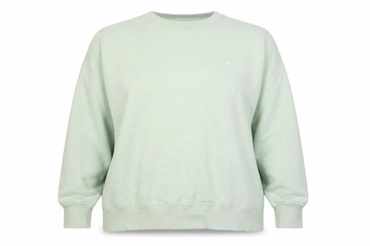 Crimsoune Club Women's Mint Green 2XL Pullover Crew Neck Sweatshirt Logo
