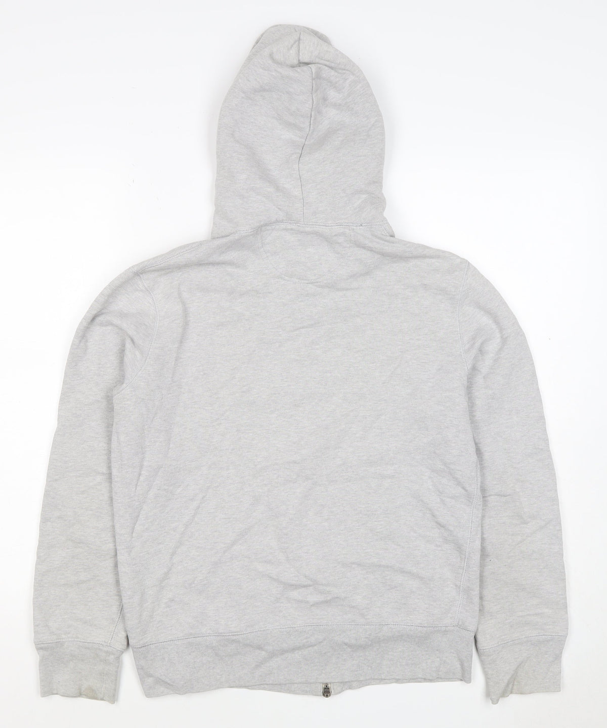 Levi's Men Grey Small Full Zip Hooded Cotton Blend Hoodie