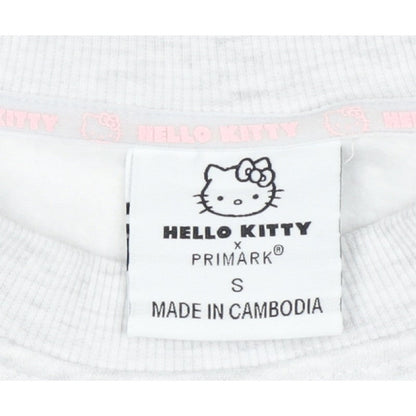 Primark Hello Kitty Women’s Grey Pink S Pullover Sweatshirt