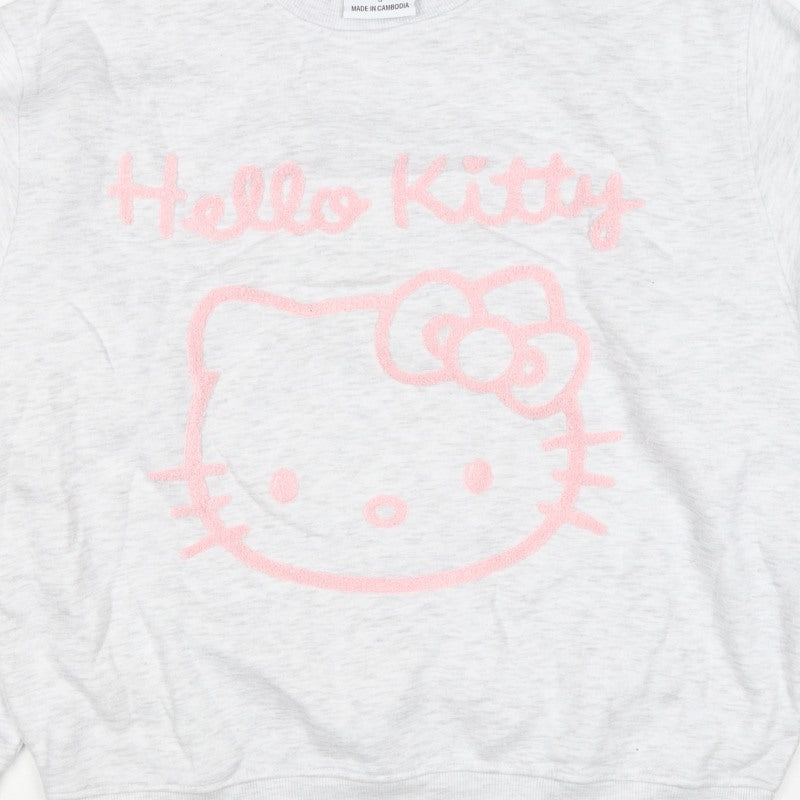 Primark Hello Kitty Women’s Grey Pink S Pullover Sweatshirt