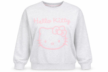 Primark Hello Kitty Women’s Grey Pink S Pullover Sweatshirt