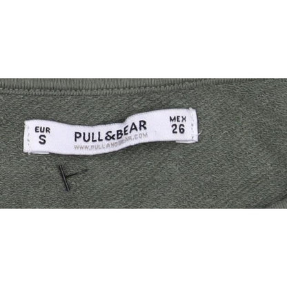 Pull&Bear Women’s Green S Only Live Once Graphic Pullover Sweatshirt