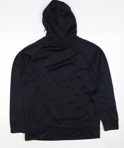 Under Armour Men’s Black S Loose Fit Logo Graphic Pullover Hoodie