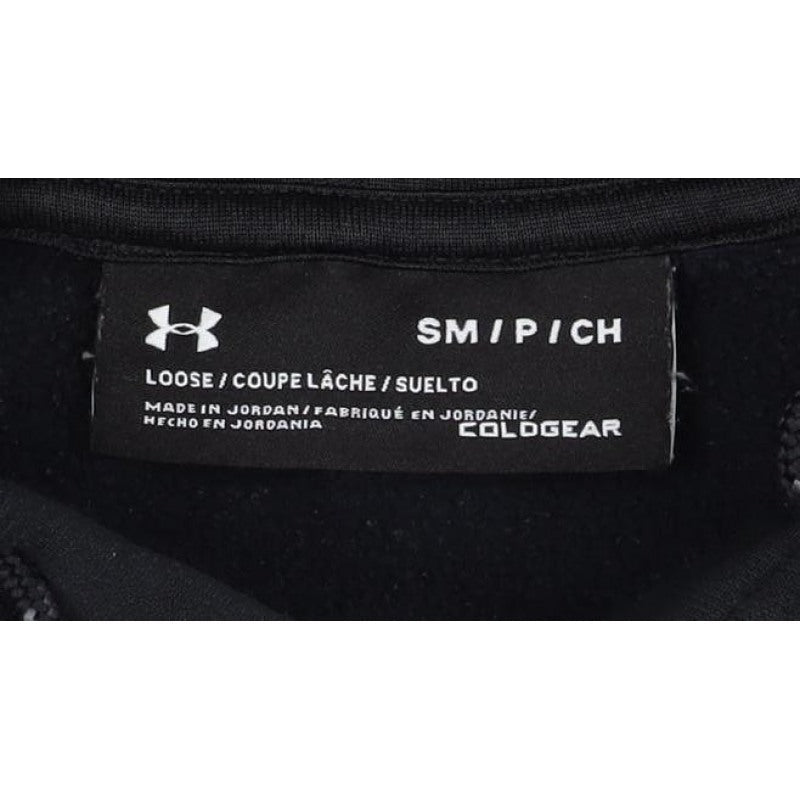 Under Armour Men’s Black S Loose Fit Logo Graphic Pullover Hoodie