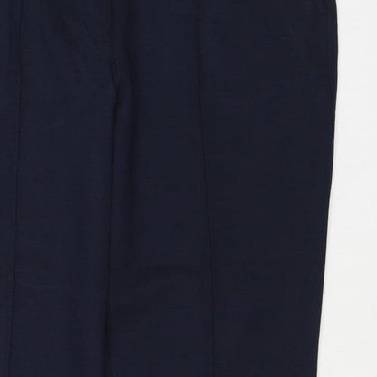 Marks and Spencer Women’s Navy Size 18 Short Straight Pull-On Trousers