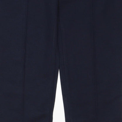 Marks and Spencer Women’s Navy Size 18 Short Straight Pull-On Trousers