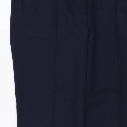 Marks and Spencer Women’s Navy Size 18 Short Straight Pull-On Trousers