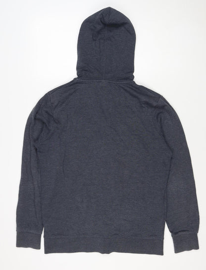Jack & Jones Tech Men’s Blue L Full Zip Hooded Hoodie