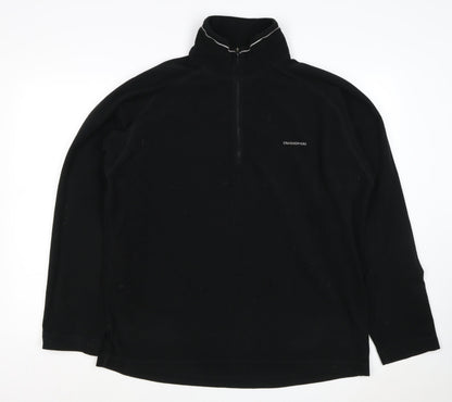 Craghoppers Men’s Black XL Half Zip Fleece Pullover Outdoor Sweatshirt