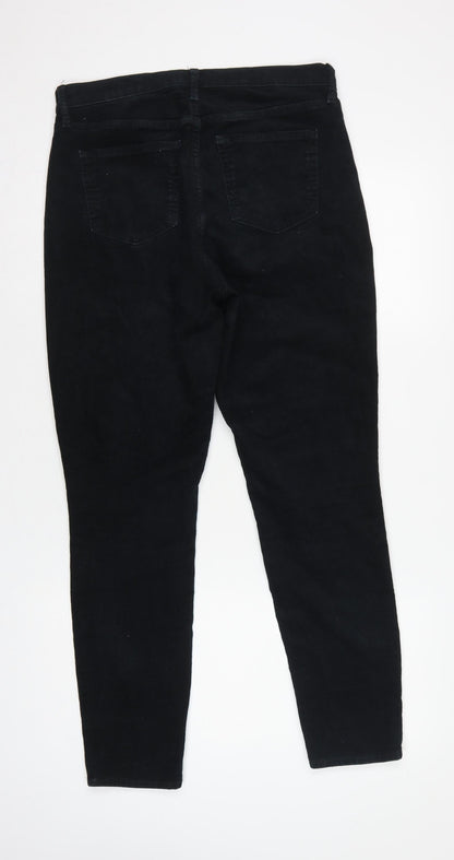 GAP Women Black UK 10 W30 L30 True Skinny Stretch Denim Jeggings