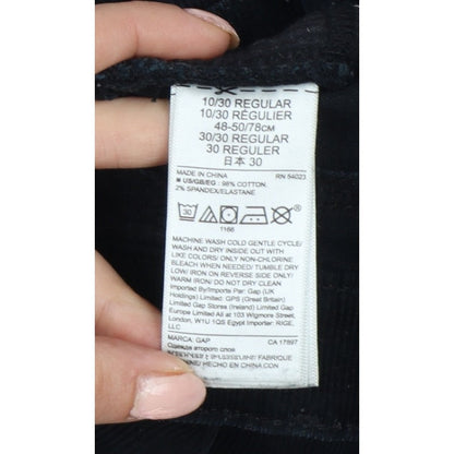 GAP Women Black UK 10 W30 L30 True Skinny Stretch Denim Jeggings