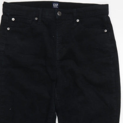 GAP Women Black UK 10 W30 L30 True Skinny Stretch Denim Jeggings