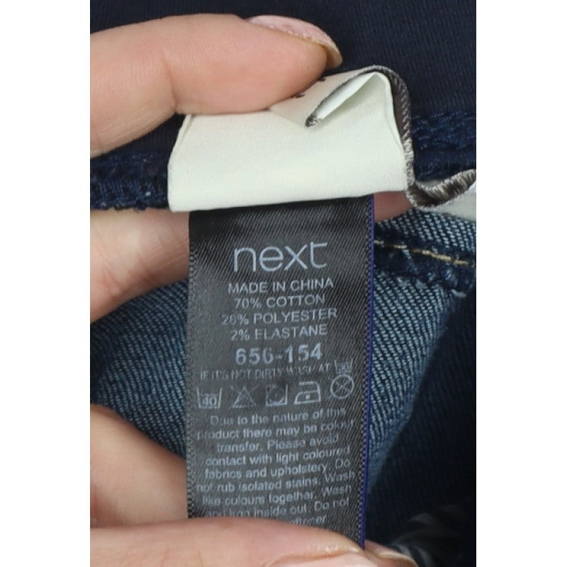 Next Women Blue Maternity Skinny Jeans Size 10 Regular Stretch