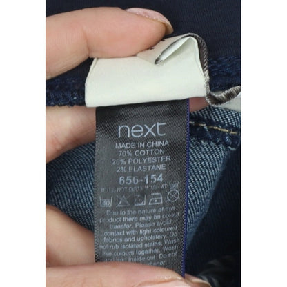Next Women Blue Maternity Skinny Jeans Size 10 Regular Stretch