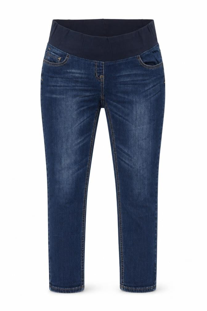 Next Women Blue Maternity Skinny Jeans Size 10 Regular Stretch