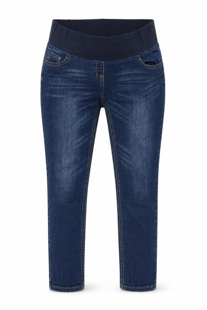 Next Women Blue Maternity Skinny Jeans Size 10 Regular Stretch