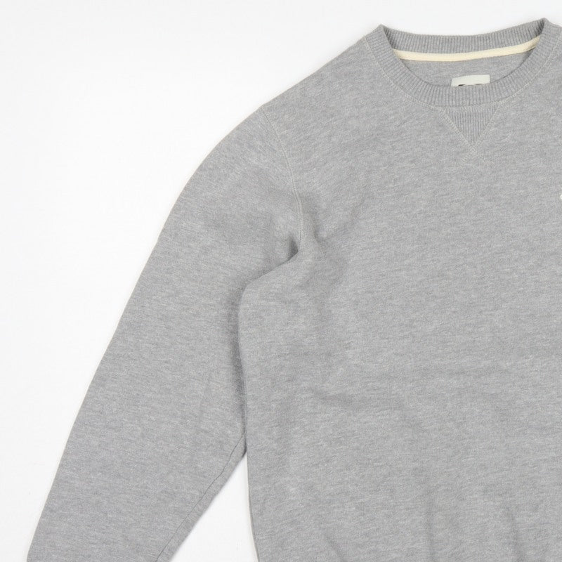 Animal Men’s Grey S Pullover Crew Neck Embroidered Logo Sweatshirt