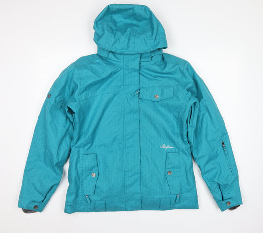 Surfanic Women’s Blue M Waterproof Breathable Hooded Ski Jacket