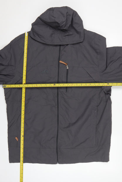 SAPULAS Men’s Black 3XL Hooded Outdoor Windbreaker Jacket