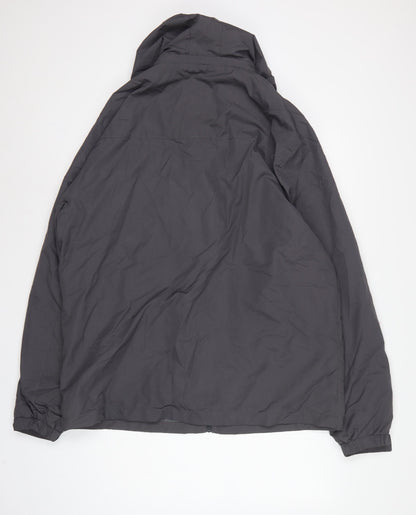 SAPULAS Men’s Black 3XL Hooded Outdoor Windbreaker Jacket