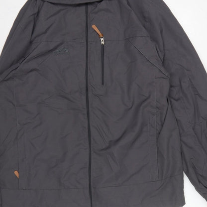 SAPULAS Men’s Black 3XL Hooded Outdoor Windbreaker Jacket