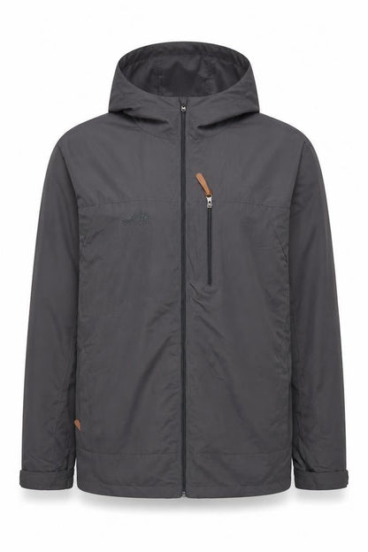 SAPULAS Men’s Black 3XL Hooded Outdoor Windbreaker Jacket