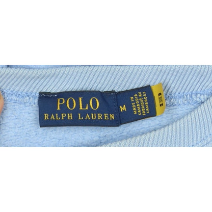 Polo Ralph Lauren Women Blue M Pullover Sweatshirt Logo Colourblock