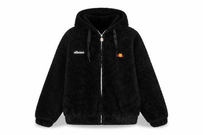 Ellesse Women’s Black UK 10 Giovanna Hooded Faux Fur Fleece Jacket