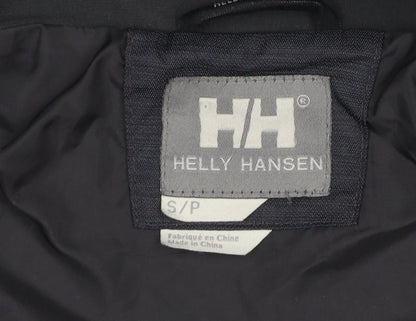 Helly Hansen Men's Black S Bomber Jacket Full Zip Logo Pockets