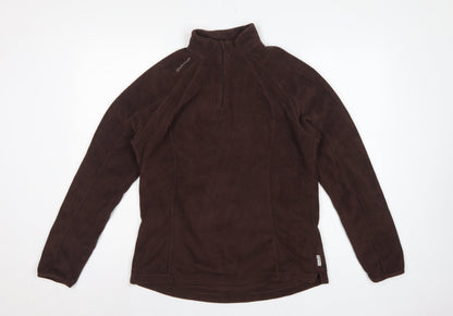 Quechua Women’s Brown XL 1/4 Zip Fleece Pullover Sweatshirt