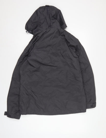 Higear Women’s Black Size 10 Hooded Rain Jacket Lightweight Outdoor