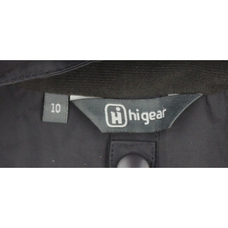 Higear Women’s Black Size 10 Hooded Rain Jacket Lightweight Outdoor