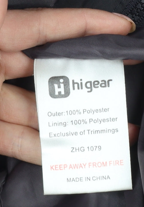 Higear Women’s Black Size 10 Hooded Rain Jacket Lightweight Outdoor