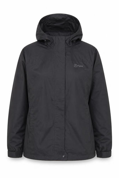 Higear Women’s Black Size 10 Hooded Rain Jacket Lightweight Outdoor