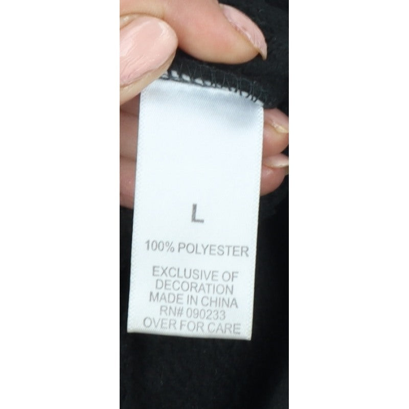 Fear of God Essentials Men’s Black L Fleece Jogger Trousers Logo